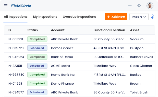 Preventive Maintenance, Inspection & Reports