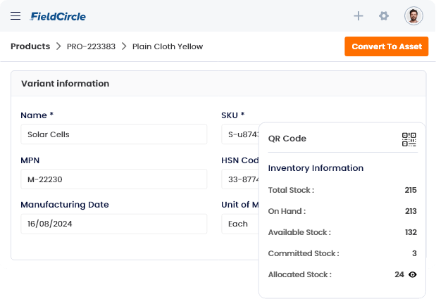 Inventory and Spare Management