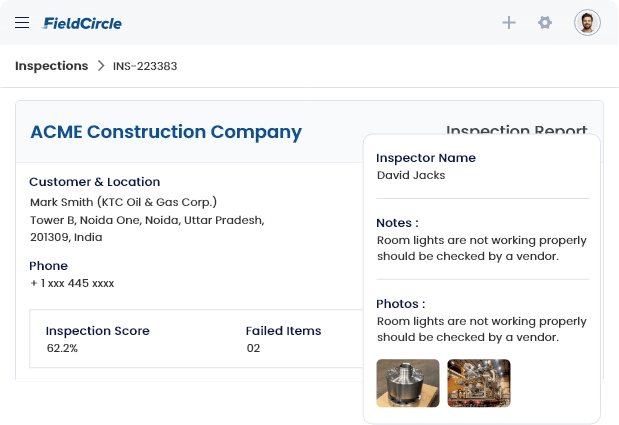 Pre/Post Inspection Reports