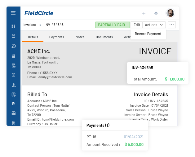 Invoice and Payment