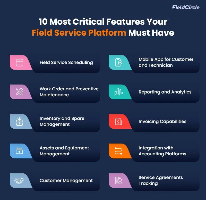 Critical Features For Field Service Platform